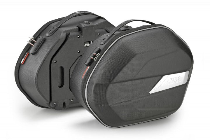 Givi-WL900 Weightless Pair of Semi-Rigid Side Bags, 25 Ltr - Riders Junction