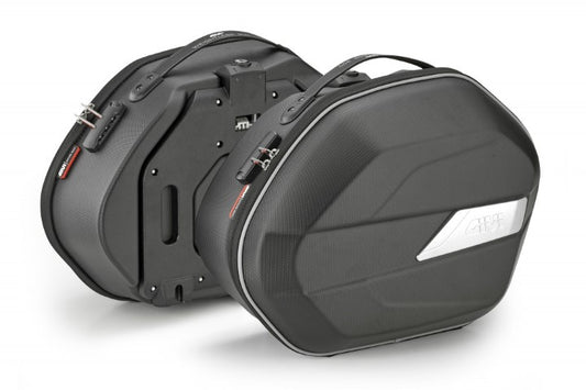 Givi-WL900 Weightless Pair of Semi-Rigid Side Bags, 25 Ltr - Riders Junction