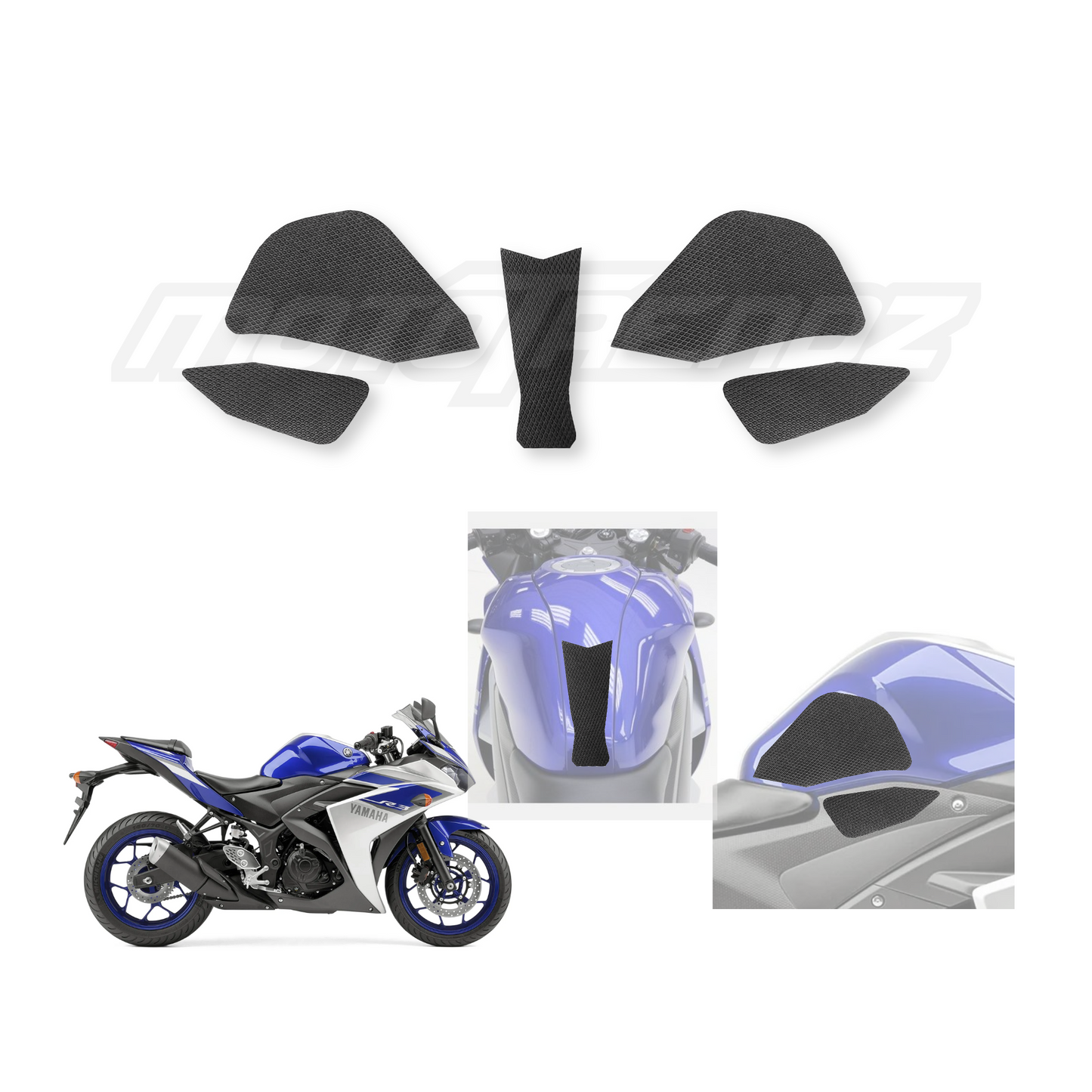 Traction Pads – Yamaha R3 - Riders Junction
