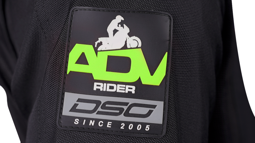 DSG Adv Riding Jacket Black Yellow Fluo - Riders Junction