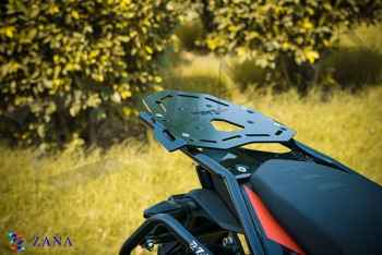 KTM Adventure 390 - Top Rack With Plate Matt Black- Type 2 - ZANA -  ZI-8007