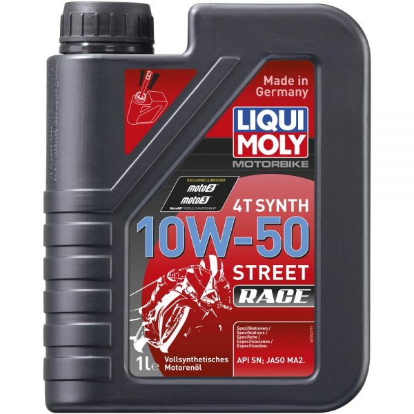 Liquimoly bike oil 10w50 street race fully synthetic 1L