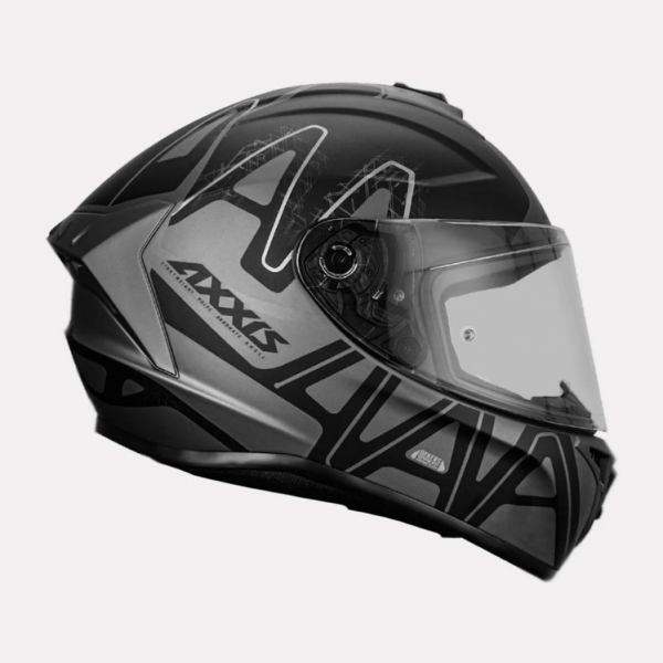 AXXIS Draken Dekers Matt Grey Helmet