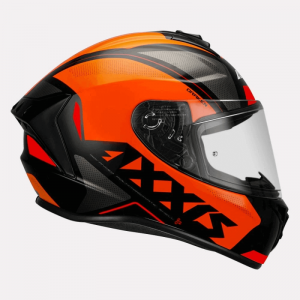 axxis draken gear gloss helmet fluorescent orange