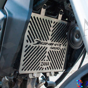 Dominar 400 Radiator Grill silver