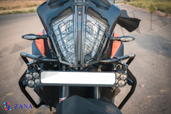 KTM 390 Adventure Head light grill Linear Black