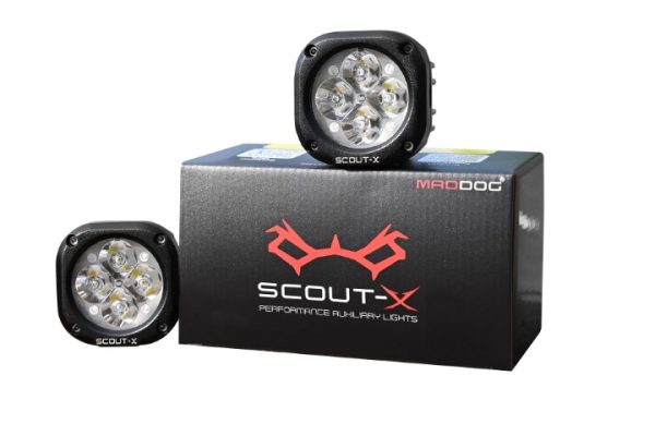 maddog scoutx led aux light for motorcycles