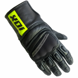 xdi torque master semi gauntlet glove black flueroscent green