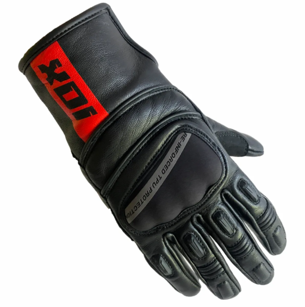 xdi torque master semi gauntlet glove black red