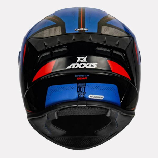 AXXIS Draken B Gear Helmet - Blue | Buy AXXIS Draken B Gear Helmet ...