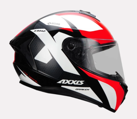 AXXIS Draken X-Road Matt Helmet - Red | Buy AXXIS Draken X-Road Matt ...