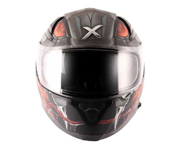 Axor Apex Venomous Dull Black Grey Helmet