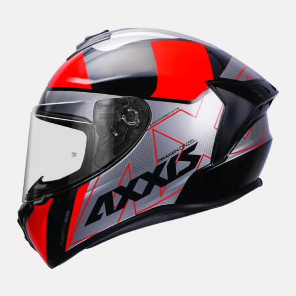 Axxis Helmet Draken B Cinzel Gloss Red