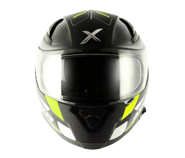 Axor Apex Turbine Black Neon Grey Helmet