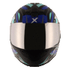 axor rage trogon black blue helmet