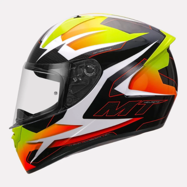 MT Helmet Stinger B Powered Gloss Fluorescenet Yellow