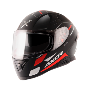 AXOR Apex Turbine Matt Black, Red & Grey Helmet