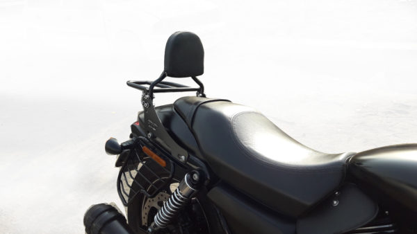 Street 750 Back rest with rack