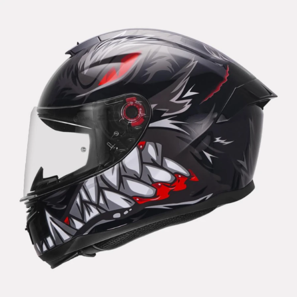 MT Helmet Hummer Lycan Gloss Black