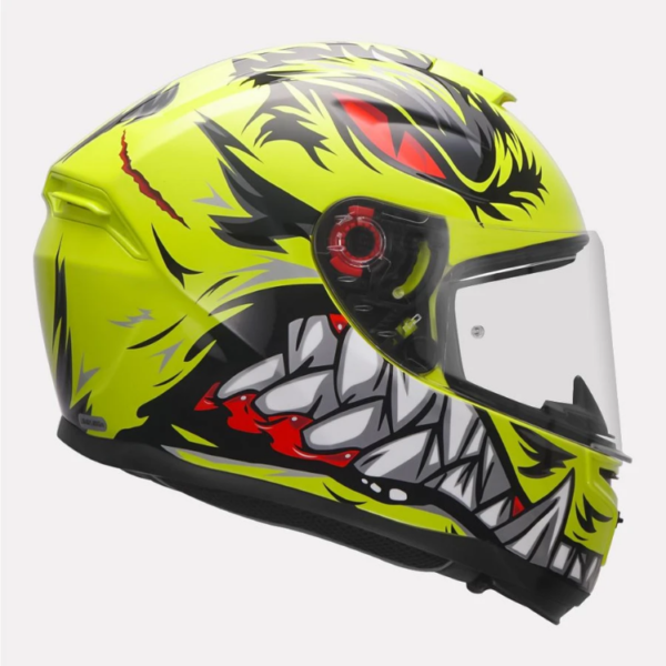 MT Helmet Hummer Lycan Gloss Fluorescent Yellow