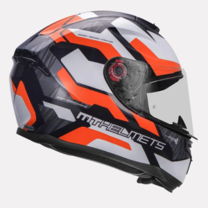 MT Helmet Hummer Scratch Gloss Orange