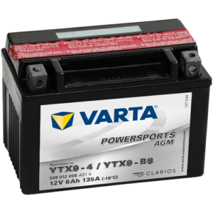 Varta (8 AH) Motorcycle Battery 508 012 008 (YTX9-BS)