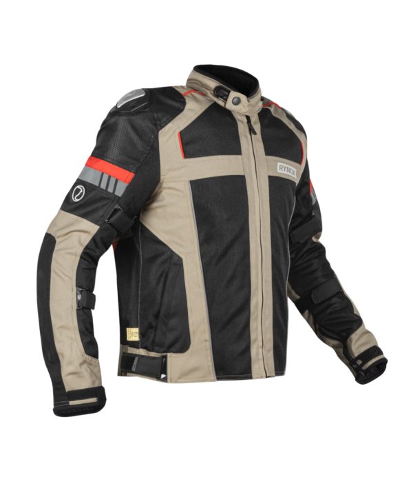 Rynox Storm Evo Jacket Black Sand Brown