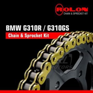 BMW G310R G310GS Rolon Brass chain sprocket kit