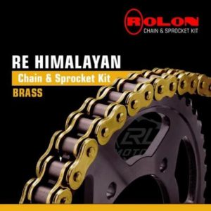 Royal Enfield Himalayan Rolon Brass Chain Sprocket Kit