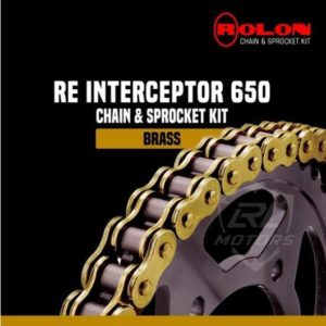 Royal Enfield Interceptor 650 Continental GT 650 Rolon Brass chain sprocket kit