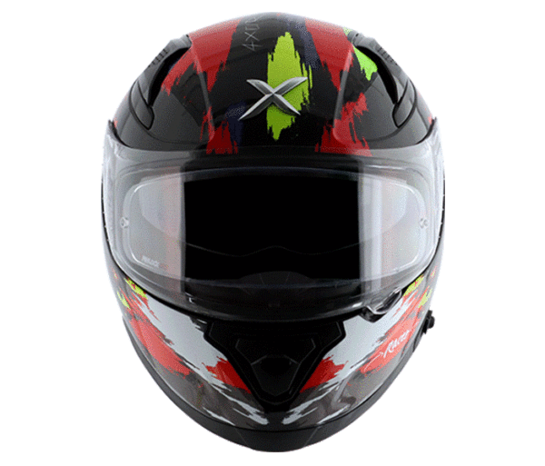 Axor Apex Racer DV Black Neon Yellow helmet
