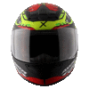 Axor Rage Python Dull lack Neon Yellow Helmet