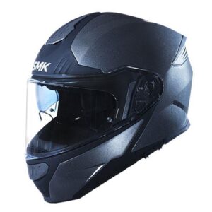 SMK Typhoon Unicolour Matt Black Helmet – MA200