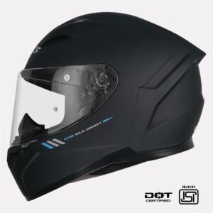 axxis segment solid matt black helmet