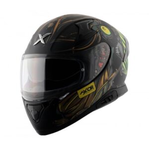 AXOR APEX SEADEVIL DV- Matt Black Gold Helmet- Riders Junction