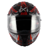 AXOR STREET OKAMI Matt Black Red Helmet- Riders Junction