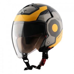 AXOR STRIKER ULTRON- Glossy Black Yellow Helmet- Riders Junction