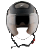 AXOR STRIKER ULTRON- Matt Black Grey Helmet- Riders Junction