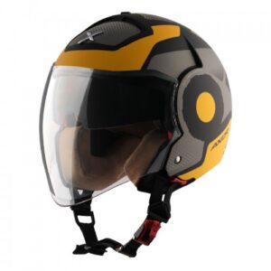 AXOR STRIKER ULTRON- Matt Black Yellow Helmet- Riders Junction