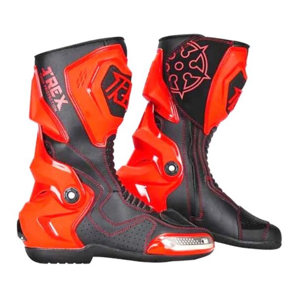 Ryo T-REX Riding Boots - Red