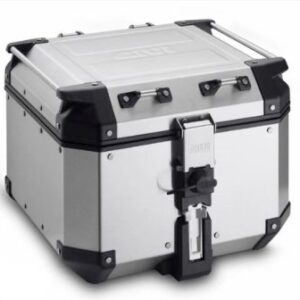 Trekker Outback 42L Silver Top Case - Givi -Riders Junction