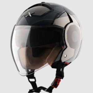 AXOR STRIKER ULTRON- Glossy Black Grey Helmet - Riders Junction
