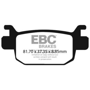 Brake Pads - 698V Semi Sintered - EBC Rear - Riders Junction