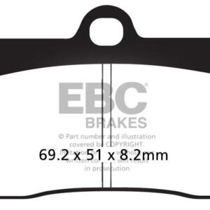 Brake Pads - EPFA095HH Extreme Pro- EBC-PER ROTOR - Riders Junction