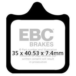 Brake Pads - EPFA322-4HH Extreme Pro PER ROTOR - EBC - Riders Junction