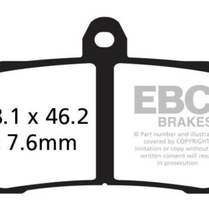 Brake Pads - EPFA491HH Extreme Pro PER ROTOR - EBC - Riders Junction