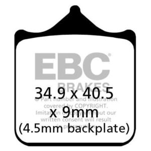 Brake Pads - EPFA604-4HH Extreme Pro PER ROTOR - EBC - Riders Junction