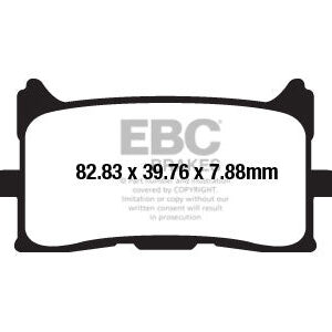 Brake Pads - FA679HH Fully Sintered - EBC-REAR - Riders Junction