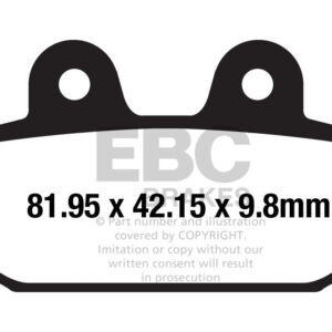 Brake Pads - FA710HH Fully Sintered - EBC - Riders Junction
