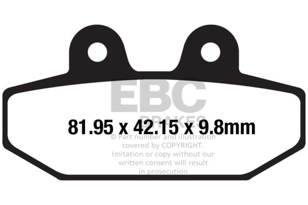 Brake Pads - FA710HH Fully Sintered - EBC - Riders Junction